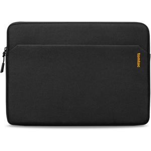 tomtoc Slim Laptop Sleeve for 14-inch MacBook Pro M4/M3/M2/M1 Pro/Max 2024-2021, Water-Resistant Protective Case for 13.8 Inch Surface Laptop AI PC, Accessory Bag (Black)