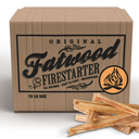 Pure Garden 10lb Box of Fatwood Pine Wood Fire Starters for Campfires, Grills, Wood Stoves, Firepits, or Fireplaces