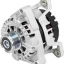 Alternator 12V 130Amp Compatible with Chevrolet Cruze ECO/LT/LTZ 2012 2013 2014 2015,Cruze Limited 2016 L4 1.4L,Replaces 13581891/13588290/13597227,CW Rotation, 5-Groove Clutch Pulley