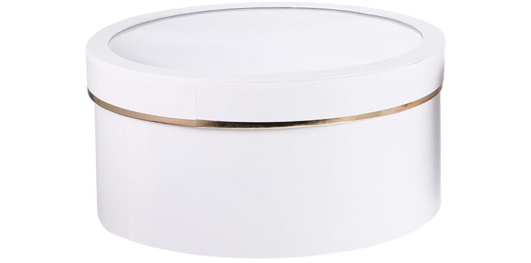 Hemoton Flower Present Box for Valentine Day Transparent Present Packaging for Bouquets for Birthdays and Anniversaries