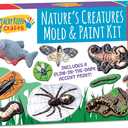 Mould and Paint Your Own Creepy Crawlers Craft Set - Make Figurines for Kids to Paint That Glow in The Dark