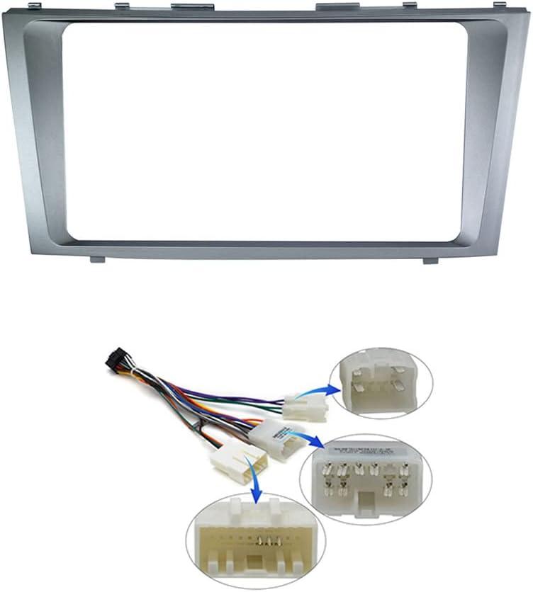 Fits for Toyota Camry 2007-2011 Car Radio Stereo Fascia Frame Double DIN 9 inch Dash Installation Mounting Kit Fits for Toyota Camry 2007-2011 Car Radio Stereo Fascia Frame Double DIN 9 inch Dash Installation Mounting Kit