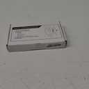 Sliding Patio Door Handle Set with Key Cylinder and Mortise Lock, Full Replacement Handle Lock Set Fits Door Thickness from 1-1/2" to 1-3/4", 3-15/16 Screw Hole Spacing, Reversible Design(Non-Handed) (White)