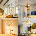 12-Pack E12 LED Bulb, 60 Watt Equivalent, Dimmable 2700K Warm White Light, B11 Chandelier Light Bulbs, 5.5W 500LM Candelabra LED Light Bulbs for Ceiling Fan Home Decor