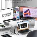 Silkland USB C Monitor Display Cable 3.3FT 4K@144Hz/60Hz, 8K USB C 3.2 Gen 2x2 Video Cable, 20Gbps Data Transfer, 240W PD Charging, Type C Compatible for iPhone 17, MacBook, CarPlay, Portable Monitor