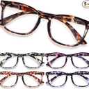 CCVOO Reading Glasses for Women/Men, Eyeglasses, Blue Light Readers for Women/Men, Computer Eye Glasses, Cheaters