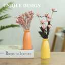 6 - Piece Set of Contemporary Ceramic Vases, for Bouquets, Ideal for Modern Home Decor, Unique Design, Easy to Clean (Teardrop)