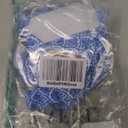 ZAFUL Bandeau Bikini Sets for Women Floral Two Piece Swimsuit Strapless Mid Waisted Bathing Suits wirh Removable Straps (Small, 1-blue)