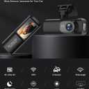 Dash Cam 4K Front, Ultra HD Dash Camera for Cars, 1.47''IPS Screen Mini Car Camera with APP Control, Built-in Wi-Fi & G-Sensor, 24H Parking Mode, Night Vision, WDR, Loop Recording, Support 256GB Max