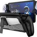 Miimall for PlayStation Portal Case with Stand, PS Portal Case, Military Grade Shock-Absorption Anti-Slip Slim Cover with Kickstand Case for PlayStation Portal Handheld Game Accessories Black