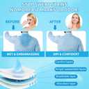 3 x Collar Sweat Pads for Women & Men [50Pcs] – Disposable Shirt Neck Protectors, Extra Adhesive, Hyperhidrosis Protection, Non Visible & Comfortable (1 Pack)