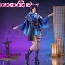 KIRA KIRA Anime Cosplay Costume Doki-R Blue Princess Kimono Uniform Dress Outfits Halloween Costume for Women (Blue, M)