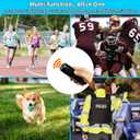 Electric Whistle Handheld Electronic Whistle for Coaches 3 Tones High Volume Electric Whistle with Lanyard Battery Operated Outdoor Sport Whistle for Teacher Referees (Black and Blue)