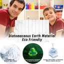 Large Stone Dish Drying Mat for Kitchen Counter & Sink,Stone Drying Mat 23x15.3 Inch,Collapsible Quick-Dry Diatomaceous Earth Pad,Eco-Friendly Absorbent Mat for Dishes Cups Bottles (White-patterned)