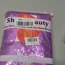 ShiDianYi Sequin Tablecloth Rectangle 50x72-Inch Lavender Table Cloths for Parties Rectangular Table Cover Overlay Light Purple Sequin Fabric Linens Birthday/Baby Shower/Tea Party Decor