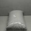 CozyLux Full Size Comforter Sets Light Grey, 7 Pieces Pintuck Bed in A Bag Gray Comforter Full Size, Pinch Pleat Bedding Sets with All Season Comforter, Sheets, Pillowcases & Shams