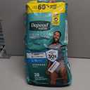 Depend Fresh Protection Adult Diapers, Incontinence Underwear for Men, Disposable, Maximum, Large, Grey, 28 Count