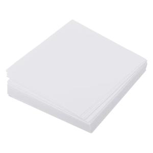 MECCANIXITY 100 Sheet Origami Paper Double Sided White 2x2 Inch Square Sheet for Art Craft Project, Beginners, Gifts Decor