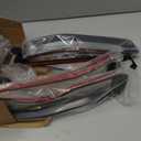 Front Grille Inserts & Headlight Cover Compatible with (2018-2025) Jeep Wrangler JL JLU