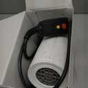 slopehill Professional Ionic Hair Dryer, Powerful 1800W Fast Drying Low Noise Blow Dryer with 2 Concentrator Nozzle 1 Diffuser Attachments for Home Salon Travel (White)