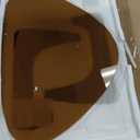 Mid Century Modern Glass Coffee Table, Coffee Table for Living Room, Noguchi Coffee Tables,Suitable for Bedroom Living Room Reception Office Tables (Walnut/Brown, ML) (ML 39.5 * 27 * 16in)