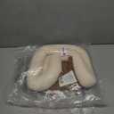 FurHaven Dog Bed for Extra Small Dogs & Cats, Bolster Crate Pad with Soft Supportive Base for Carriers & Kennels, Machine Washable, Extra Small, Sherpa Fleece, Cream