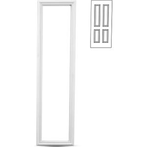 8 x 36 Entry Door Frame Only Replacement Kit for 1'' Glass (Glass Not Included) 1 Lite Exterior Front Door Window Frame Replacement Grille Inserts Home Improvement Easy to Install Use