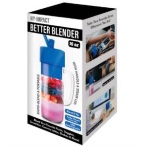 Better Blender Turbo Power USB Rechargeable 16 Oz