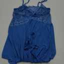 Avidlove Women Lace Lingerie Babydoll Sexy Chemise Exotic Nightgowns Bridal Nightdress (Dark Blue, XL)