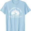 Boundary Waters T-Shirt Vintage Minnesota BWCA Shirt T-Shirt (Small, Baby Blue)