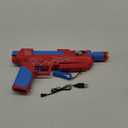 Electric Water Gun for Adults Kids, Automatic Squirt Gun with a Long Range of up to 26 Ft, LED Light Large Capacity IP7 Waterproof Fully Auto Water Gun(Red)