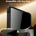 UNBREAKcable Privacy Screen Protector, Shatterproof 9H Tempered Glass for Samsung S25 Ultra [True 28 Anti-Spy] [Easy Installation] [Fingerprint & Face ID Unlock] for Public Transport & Office-3 Pack