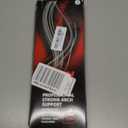 CRUVHEAL 220+ lbs Plantar Fasciitis High Arch Support Insoles Men Women - Orthotic Shoe Inserts - Boot Work Shoe Insole, Small, Black (Men 6.5-8.5/Women 7.5-9.5)