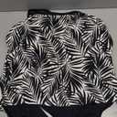 Maxine of Hollywood Women's Scoop Neck Faux Side Tie One Piece Swimsuit (10, Ivory//Palm Retreat)