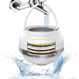 Bath Filter for Tub - 8 Stages Bath Filter for Tub, 2,500 Gallons of Filtration Bath Water Filter for Tub Faucet Reduces Contaminants for Softer, Smoother Skin, BPA Free