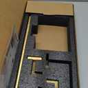 Bathroom Accessory Towel Bar Set: 5 Pieces Gold Bathroom Hardware Square SUS304 Stainless Steel - Wall Mounted Towel Rack & Toilet Paper Holder & Towel Ring and Towel Hook