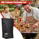 BBQ Blanket for Resting Meat, Smoker Meat Resting Blanket, Reusable Smoker Grilling Meat Insulated Resting Bag with Wide Mouth for Large Briskets, Pork Shoulders, Turkeys (21in)