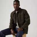 Levis Men's Relaxed Fit Duck BlanketLined Detroit Jacket Army Green Wine Red XXL