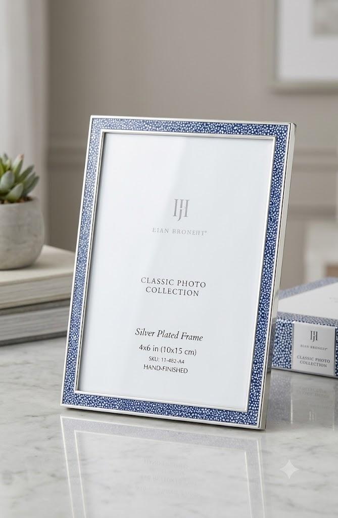 Lawrence Frames Metal Picture Frame with Hammer Effect, 8X10 Silver