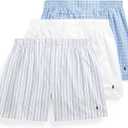 POLO RALPH LAUREN Men's Classic Fit Cotton Woven Boxers 3-Pack (Medium)