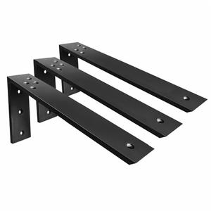 Countertop Support Brackets 3 Pack L Bracket Countertop Brackets 20" x 8" x 2.5" Heavy Duty 3/8" Thick Shelf Brackets Metal Corbels L Shape Bracket for Wood Shelf/Quartz/Granite/Concret Countertops
