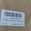 160'' Retractable Baby Gates Extra Wide, 42" Extra Tall Retractable Dog Gate for Doorways,13 Foot Safety Upgrade Extra Long White Retractable Baby Gate for Stairs, Indoor/Outdoor Retractable Gate