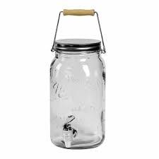 Mason Glass Drink Dispenser 4L