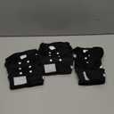 wegreeco Washable Female Dog Diapers Highly Absorbent Reusable Diapers for Dog in Heat Dog Period Diapers, 3 Pack (Black,Medium