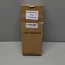 GenSwin Flameless Ivory Taper Candles Flickering with 10-Key Remote, Battery Operated Led Warm 3D Wick Light Window Candles Real Wax Pack of 6, Christmas Home Wedding Decor(0.78 X 9.64 Inch)