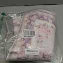 LIVEBOX Floral Washable Rug 2x3, Lavender Bathroom Rugs Non Slip Soft Bedroom French Country Rug, Ultra Thin Flower Small Throw Rug for Entryway Indoor Door Mat for Kitchen, Purple