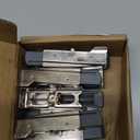 Onemake 10 Pack Soft Close Motion Damper Mechanism for Full Overlay Hinges, Smooth Slow Straight-Arm, Clip Top Retrofitting Attachment, Cabinet Door Concealed Replacement Hardware Accessories