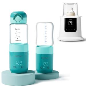 NCVI Portable Glass Bottle Warmer and Baby Milk Warmer