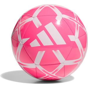 adidas Starlancer Club Soccer Ball (4, Solar Pink/White)