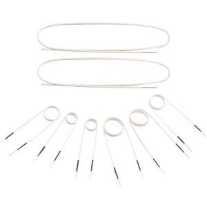 8pcs Induction Heater Coil Kit Accessories for Magnetic Induction Heater, 6 Coils & 2 Free Forming Induction Heater Wires, Heat Induction Heater Tool for Removing Rusty Bolts Nuts